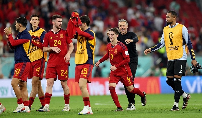 ĐT Tây Ban Nha đã có được trận mở màn giành thắng lợi tại World Cup 2022