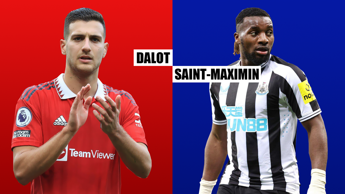Saint-Maximin sẽ khoét vào vị trí của Diogo Dalot trong trận Man United vs Newcastle