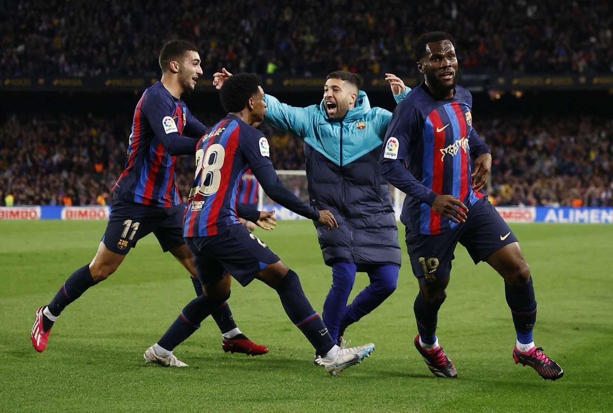 Barca có được chiến thắng chung cuộc trên sân nhà Camp Nou