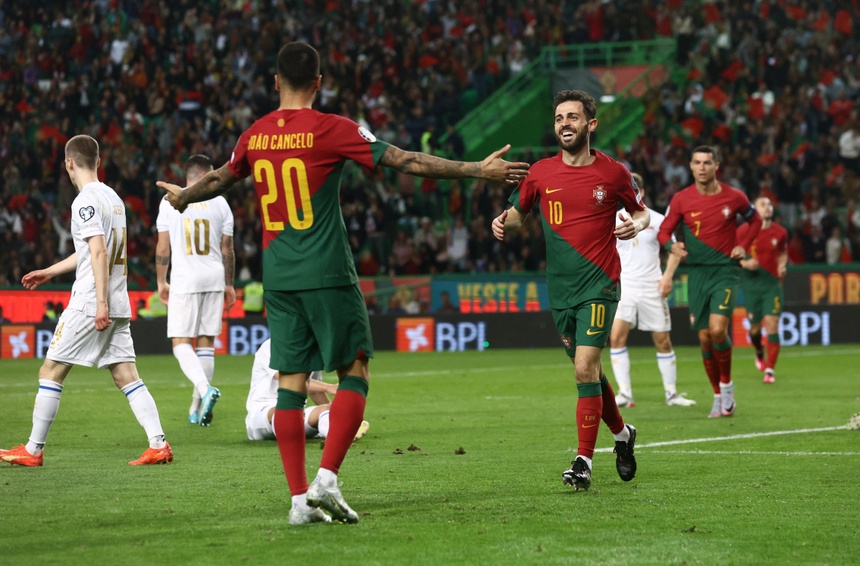 Đội tuyển Bồ Đào Nha dễ dàng đánh bại Liechtenstein ở trận mở màn vòng loại Euro 2024
