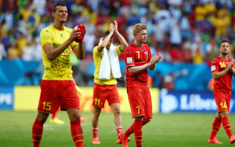 Đội tuyển Bỉ và De Bruyne đã có 3 lần cùng nhau tham dự World Cup