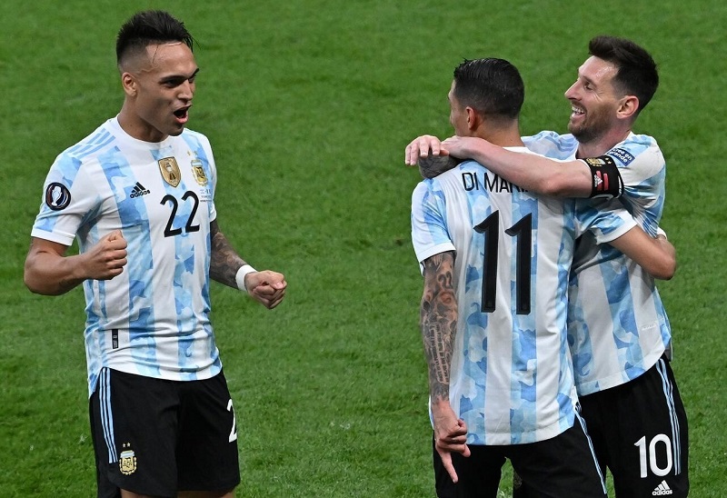 Messi, Lautaro Martinez và Di Maria đều có mặt tại đội tuyển Argentina
