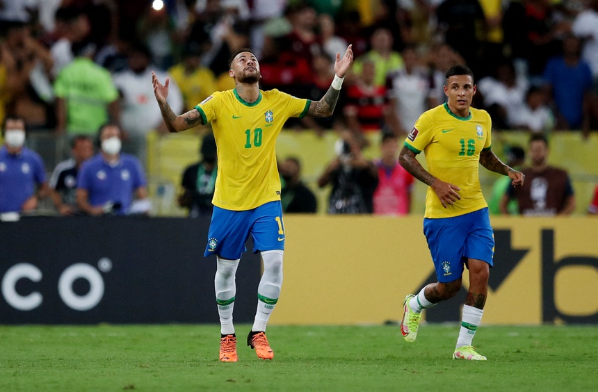 Neymar và đồng đội leo lên dẫn đầu bảng xếp hạng FIFA sau 5 năm