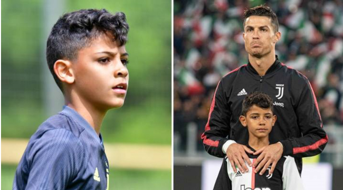 Con trai Ronaldo nhưng rất thần tượng Messi