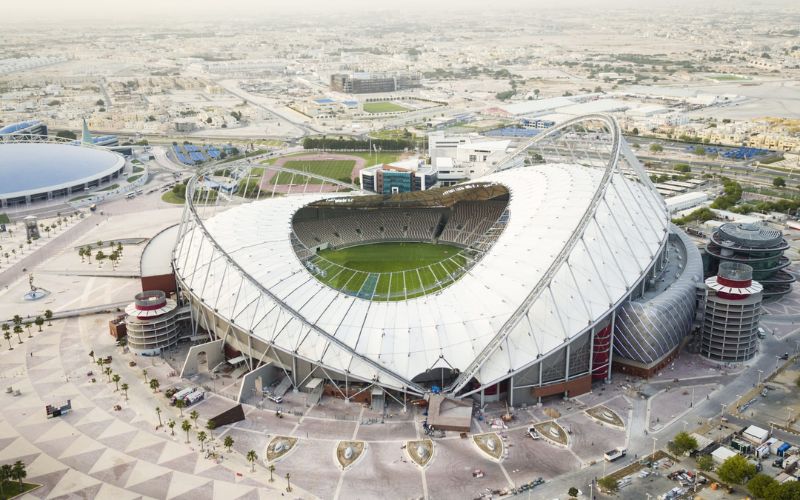 Giải đấu World Cup 2022 được tổ chức tại các sân vận động của Qatar