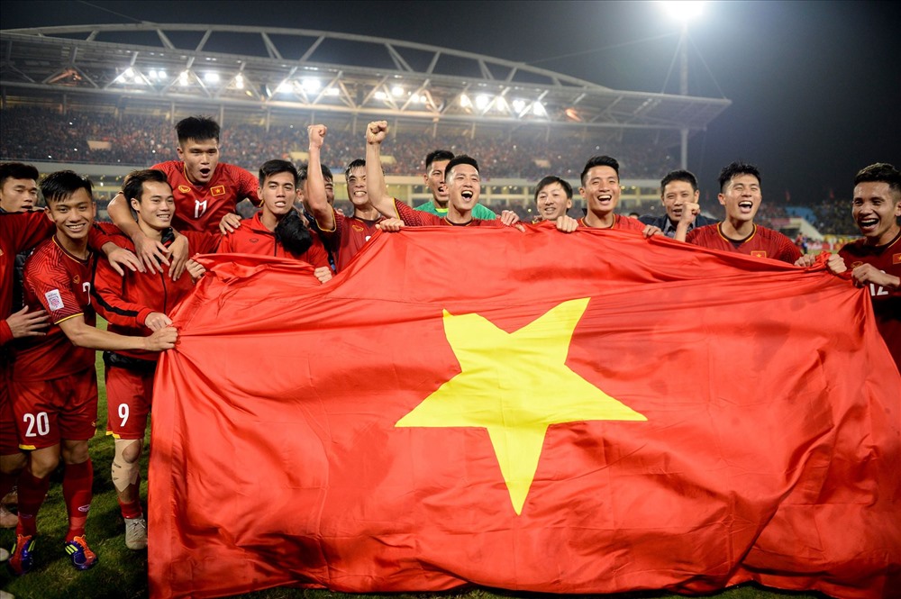 Ảnh ăn mừng chiến thắng đội tuyển Việt Nam