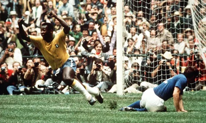 Pele góp mặt trong chiến thắng chung kết World Cup năm 1970 của tuyển Brazil