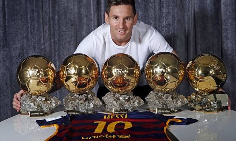 Những quả bóng vàng trong sự nghiệp của Messi