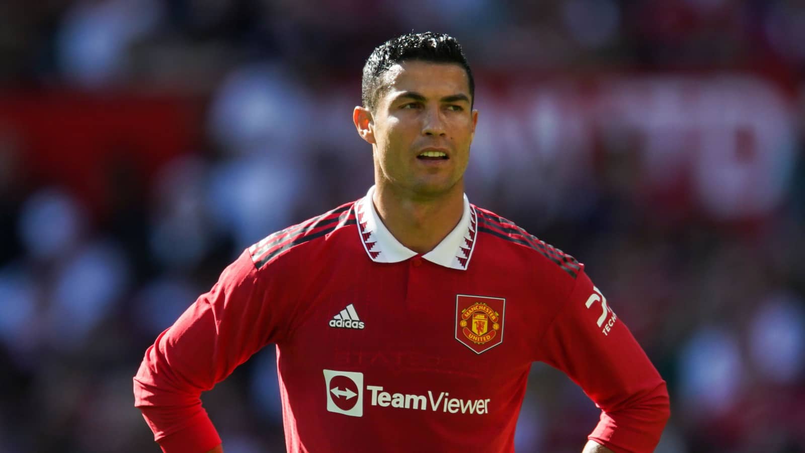 Ronaldo trong màu áo Manchester United