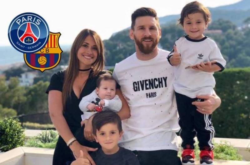 Gia đình Messi cùng vợ và con