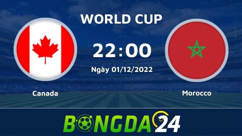 Nhận định trận đấu giữa Canada vs Morocco World Cup 2022