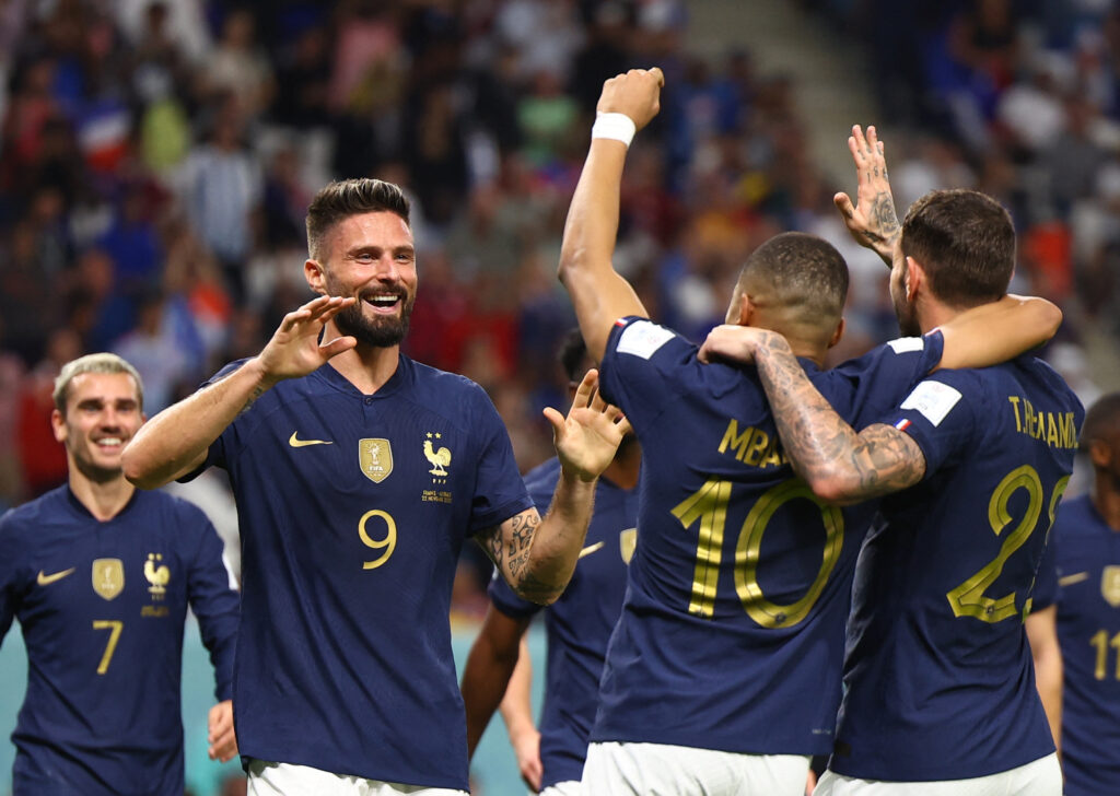Sự nỗ lực và liên kết của các cầu thủ tuyển Pháp