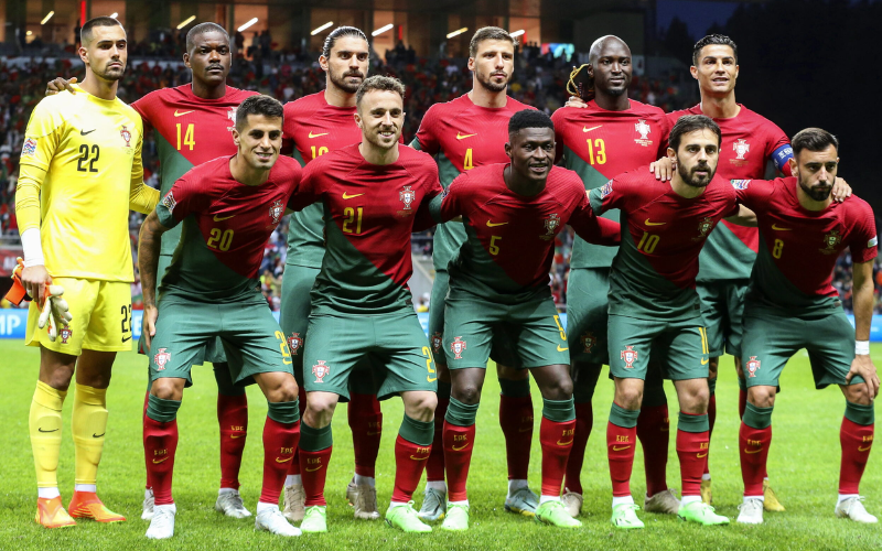 Đội hình Bồ Đào Nha tham dự World Cup năm nay với đầy đủ những hảo thủ hàng đầu Châu Âu