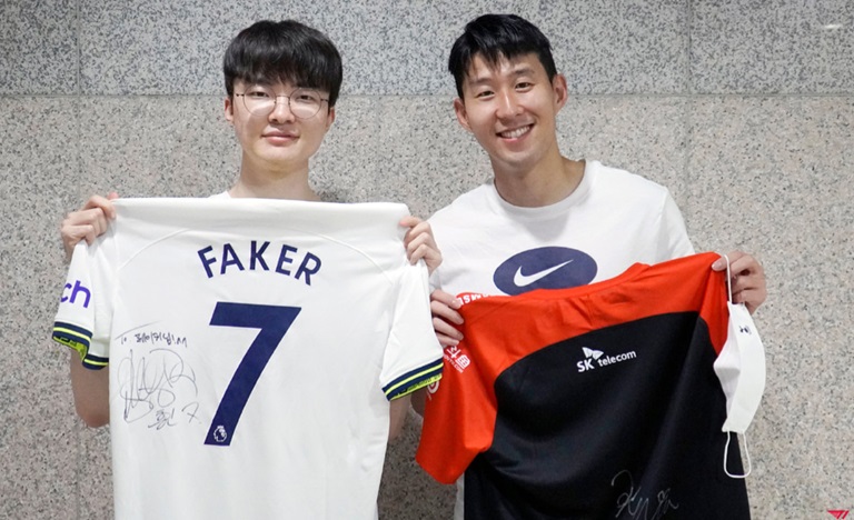 Faker và Song Heung-Min
