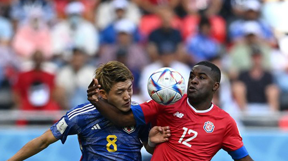 Hình ảnh trong trận đấu giữa Nhật Bản với Costa Rica