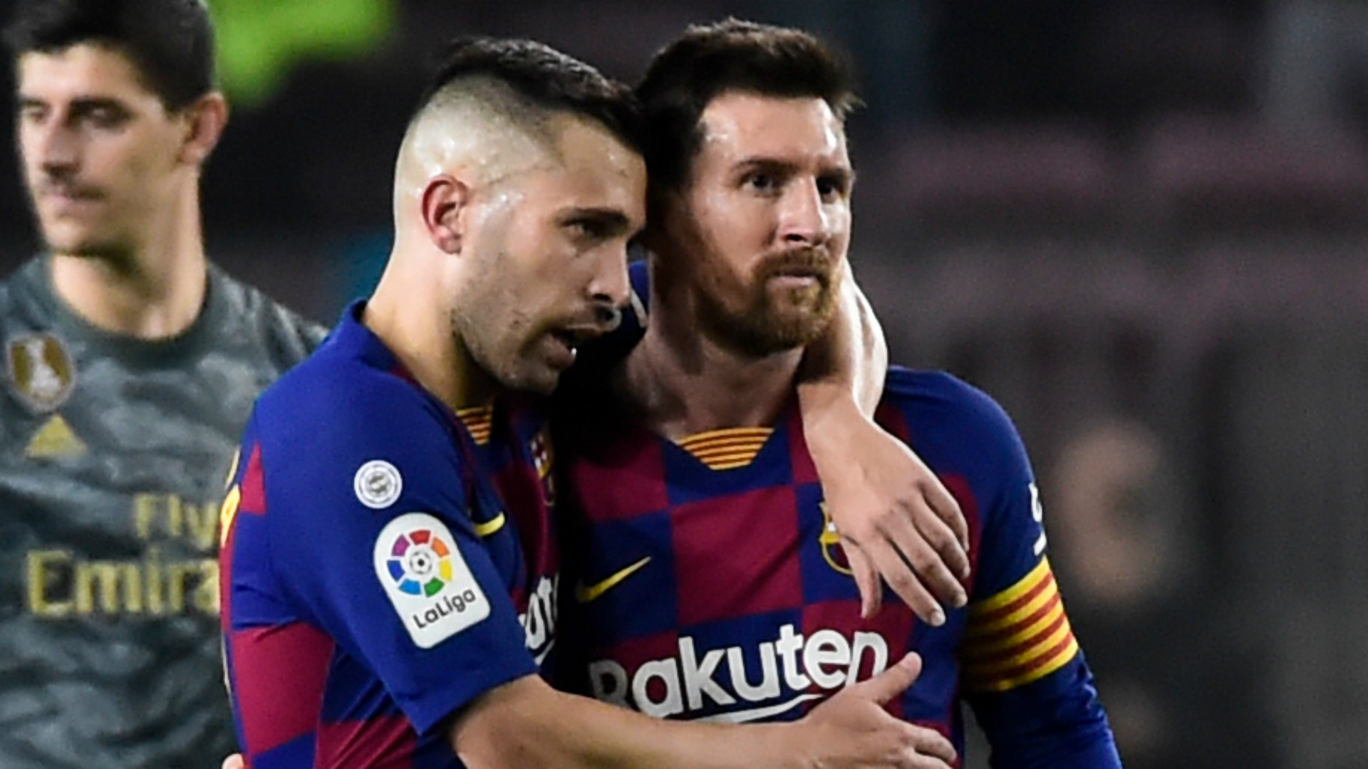 Messi và Alba trong cùng một khung hình