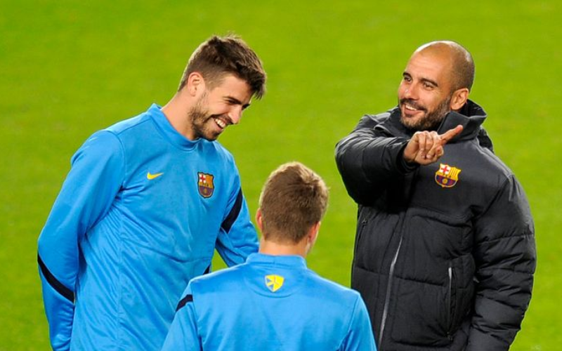 Pep Guardiola đã nhận ra tài năng và đưa anh về sân Camp Nou thi đấu cùng Puyol