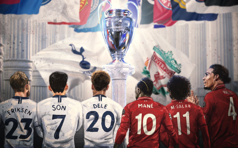 Tottenham vs Liverpool đã từng gặp nhau ở chung kết UEFA Champion League mùa giải 2019