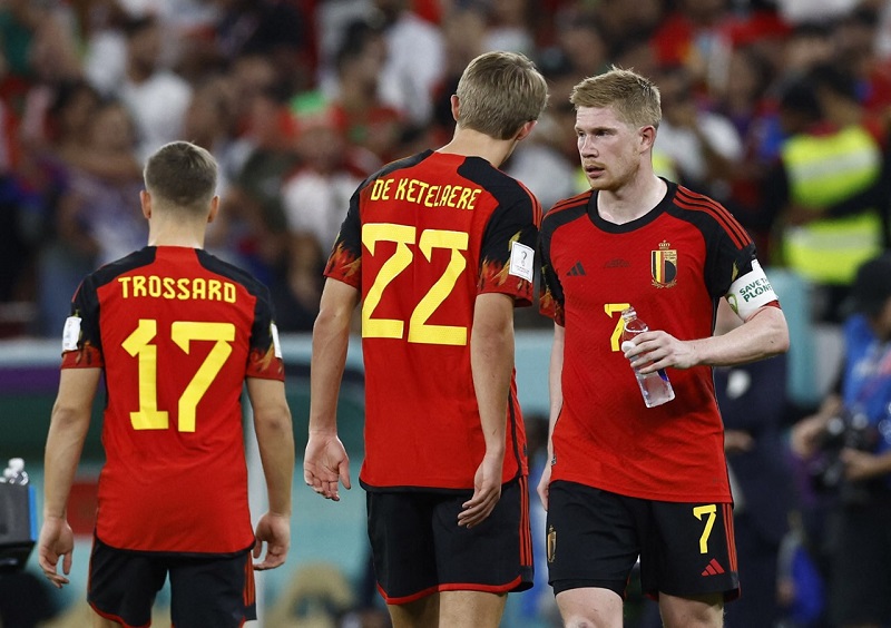 ĐT Bỉ cần ổn định đội hình thi đấu tại lượt cuối bảng F World Cup 2022
