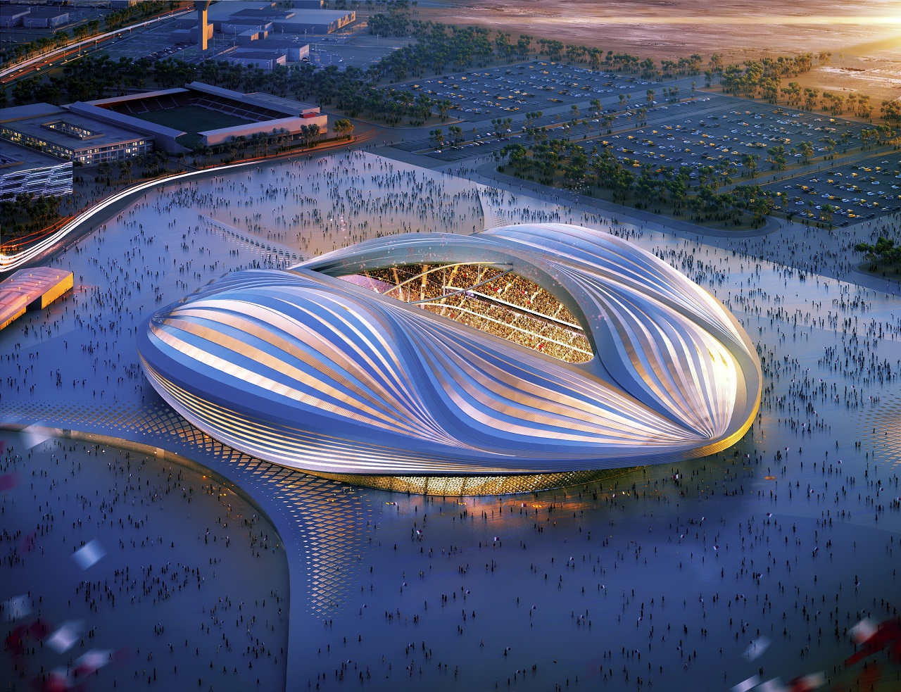 Một trong những sân vận động Al-Wakrah của Qatar