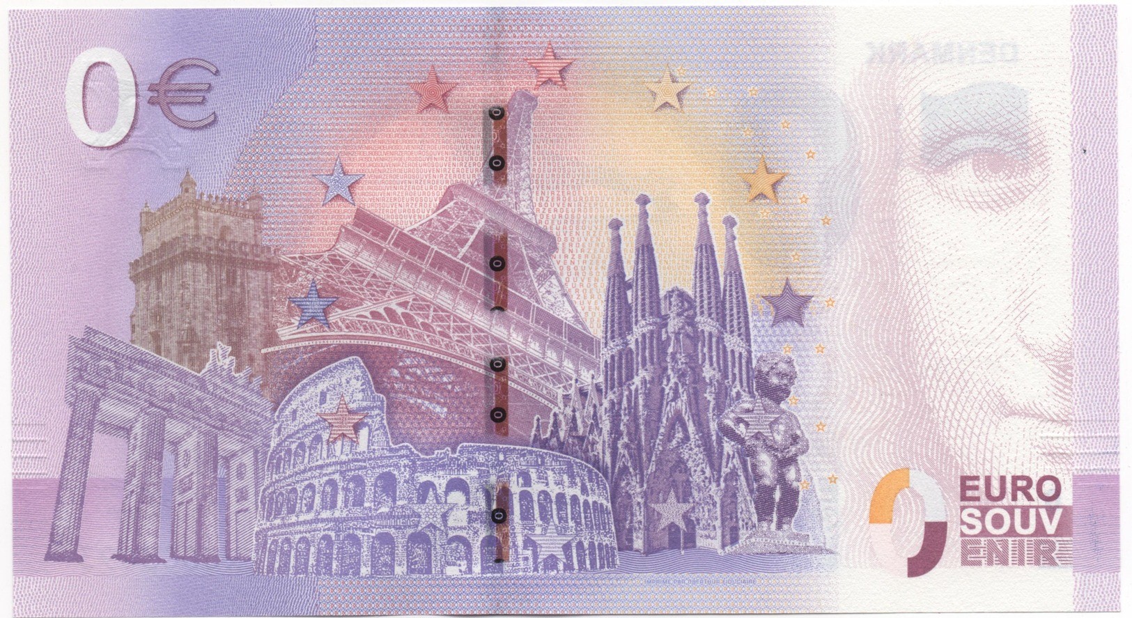 Hình ảnh của 1 phiên bản 0 Euro