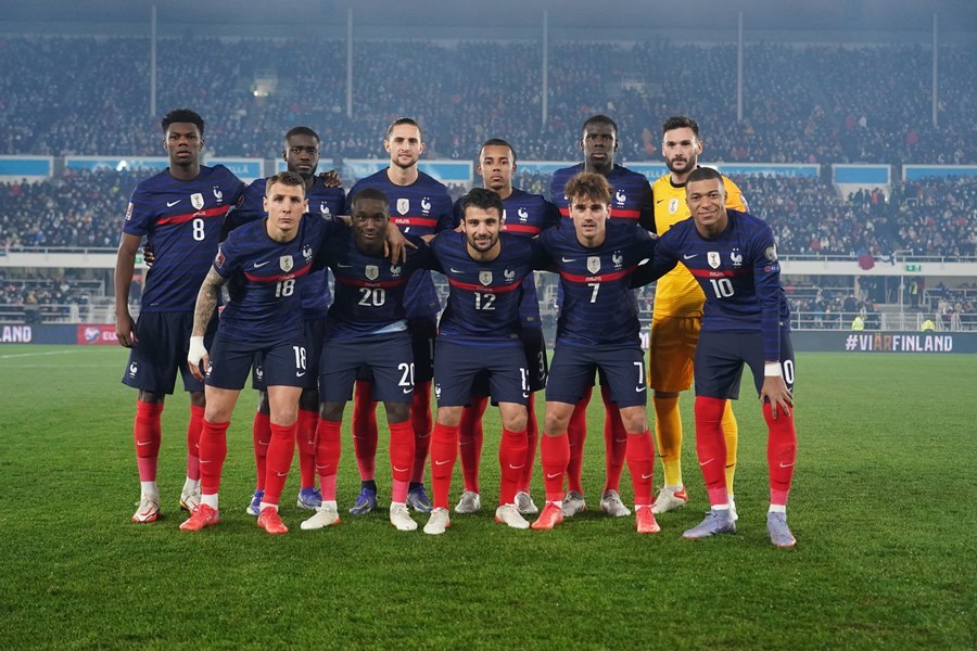 Vị trí thứ hai - Đội tuyển Pháp