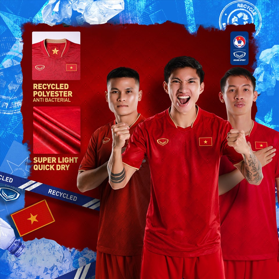 Cầu thủ Việt Nam trong áo thi đấu AFF Cup 2022
