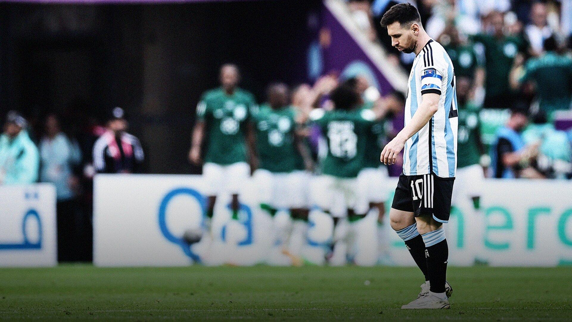 Messi rất buồn sau trận thua Arab Saudi