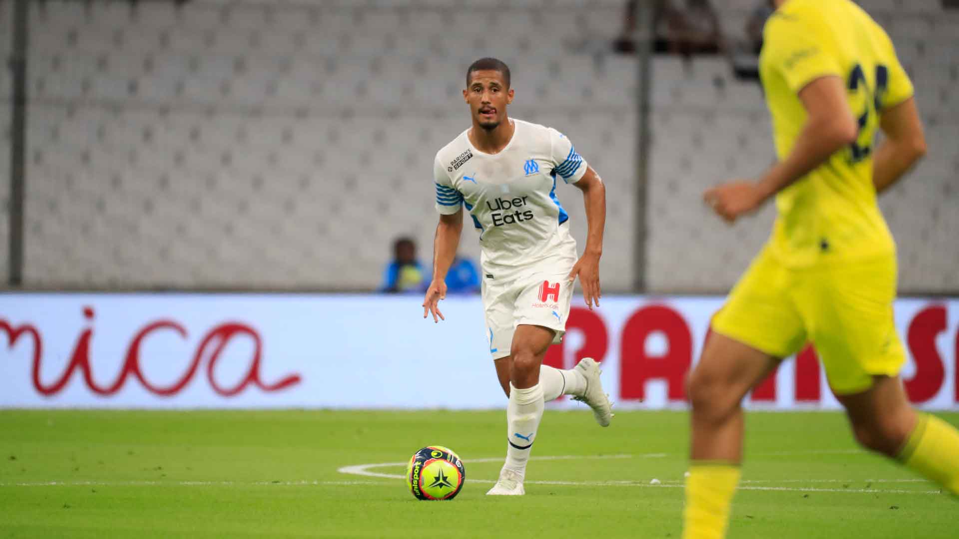 Saliba đang thi đấu dưới dạng cho mượn ở Marseille