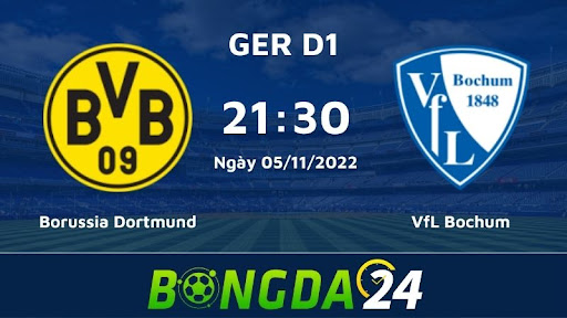 21h30 05/11/2022 Dortmund vs Bochum.