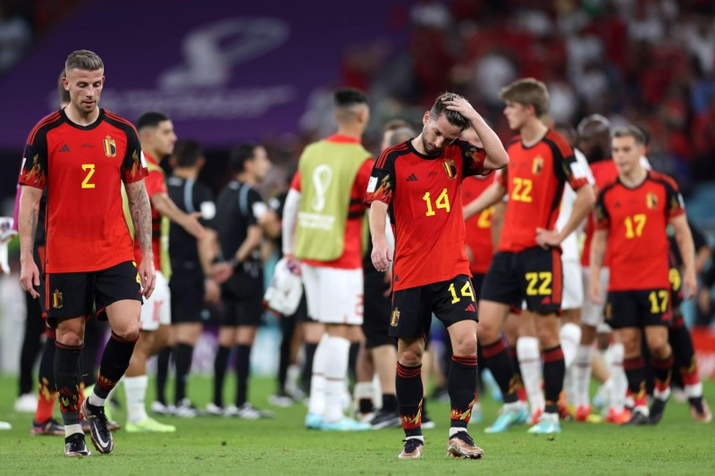 Sự bất lực của các cầu thủ ĐT Bỉ trong đấu tại World Cup 2022 