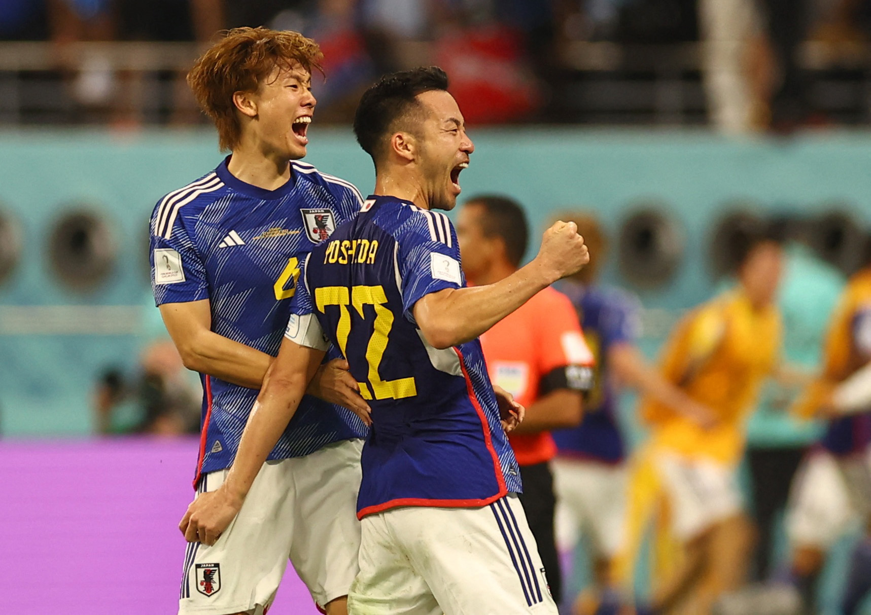 Chiến thắng cảm xúc của đội tuyển Nhật Bản ở những phút cuối 