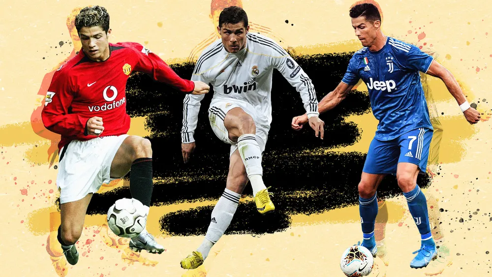 Ronaldo và những màu áo thi đấu đỉnh cao