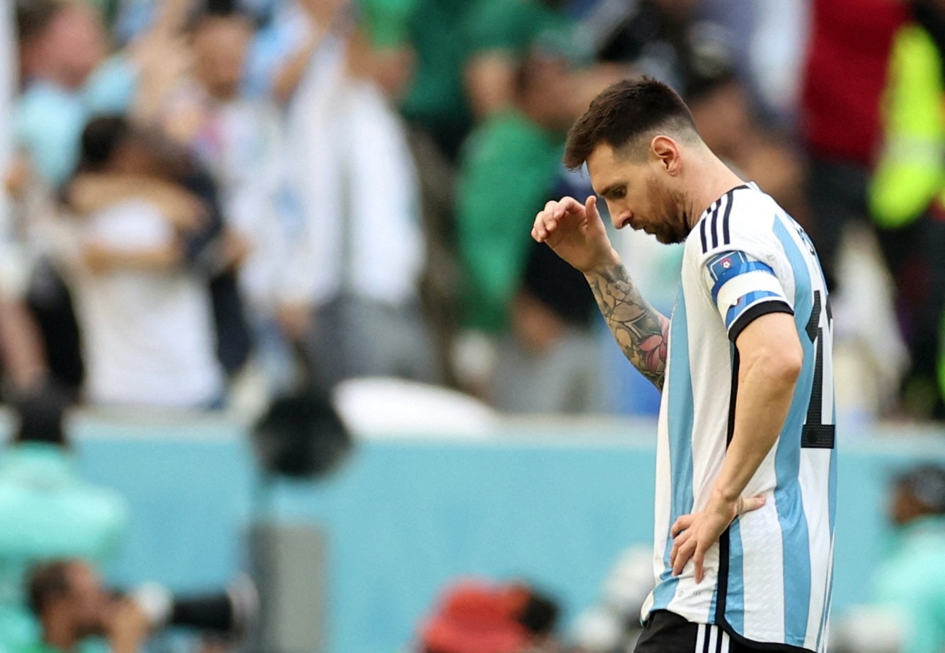 Trận thua lần này là cú sốc lớn với Messi World Cup 2022