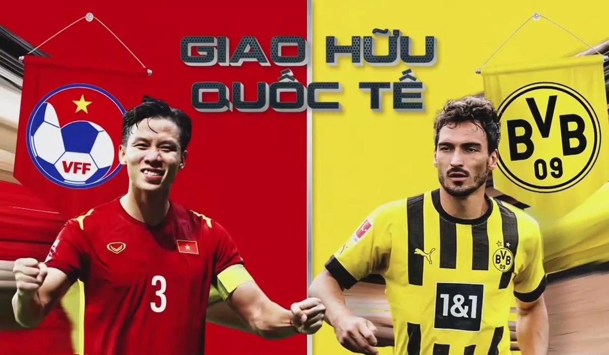 Màn đối đầu đáng mong đợi giữa Việt Nam và Dortmund 