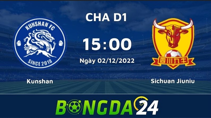 Nhận định bóng đá trận đấu giữa Kunshan vs Sichuan Jiuniu