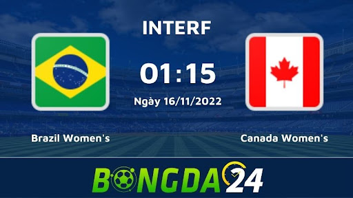 Nhận định trận đấu 01h15 16/11/2022 Brazil nữ vs Canada nữ