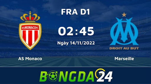 2h45 14/11/2022 AS Monaco vs Marseille