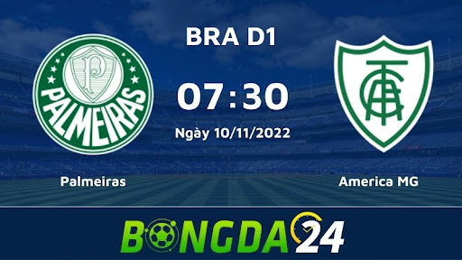 7h30 10/11/2022 Palmeiras vs America MG