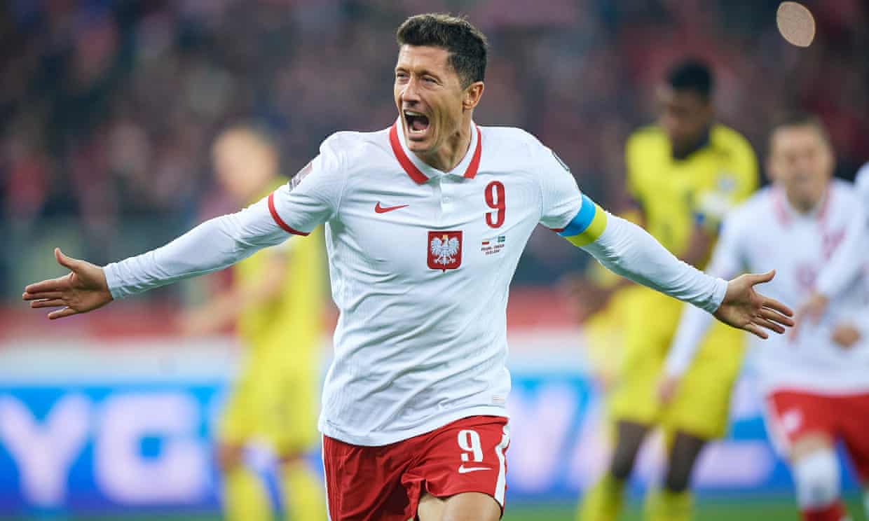 Chân sút đình đám Lewandowski đáng nể của đội tuyển Poland