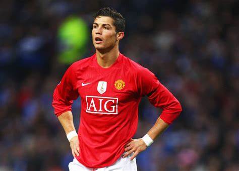 Ronaldo trong màu áo ĐT Man Utd