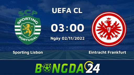 Sporting Lisbon vs Frankfurt 3h00 2/11/2022