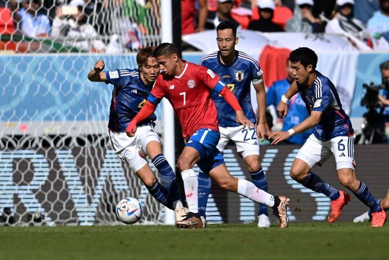 Tuyển Nhật Bản mất 3 điểm trước Costa Rica