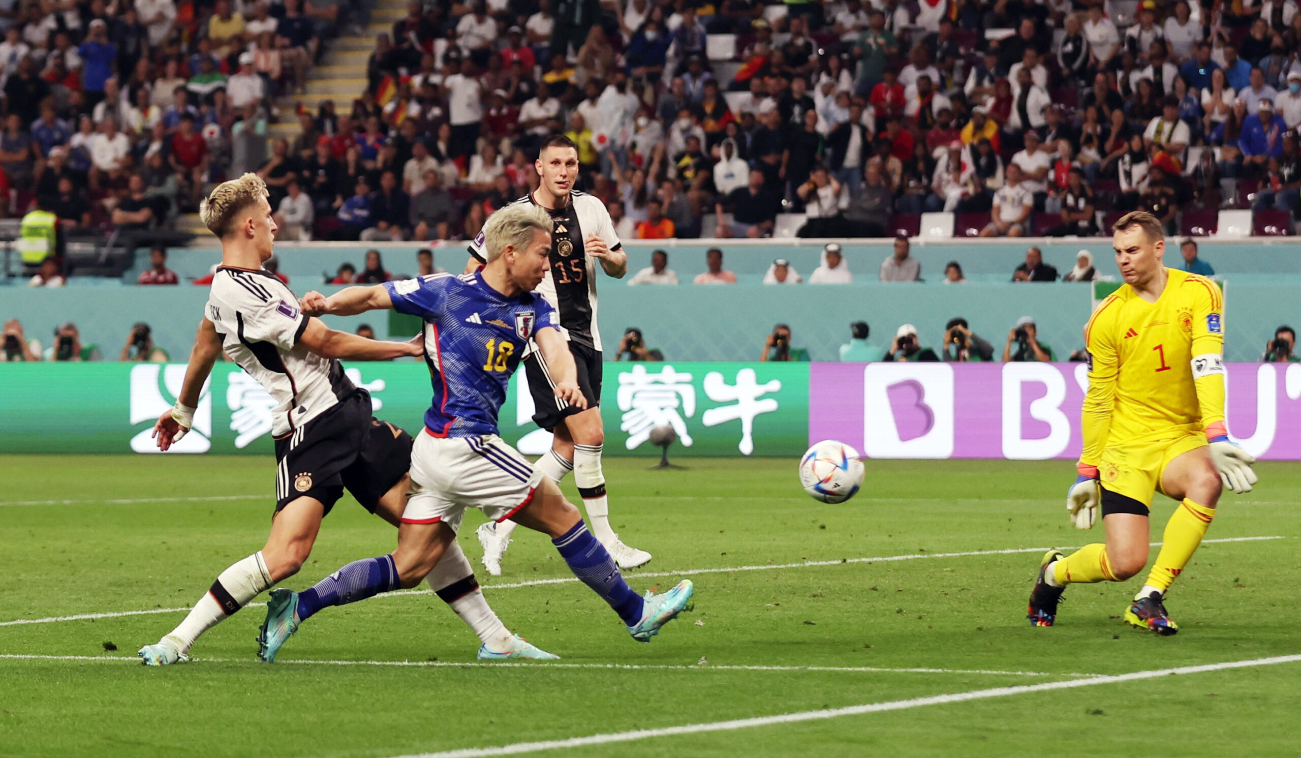 Tuyển Đức sốc khi để thua đội tuyển Nhật Bản