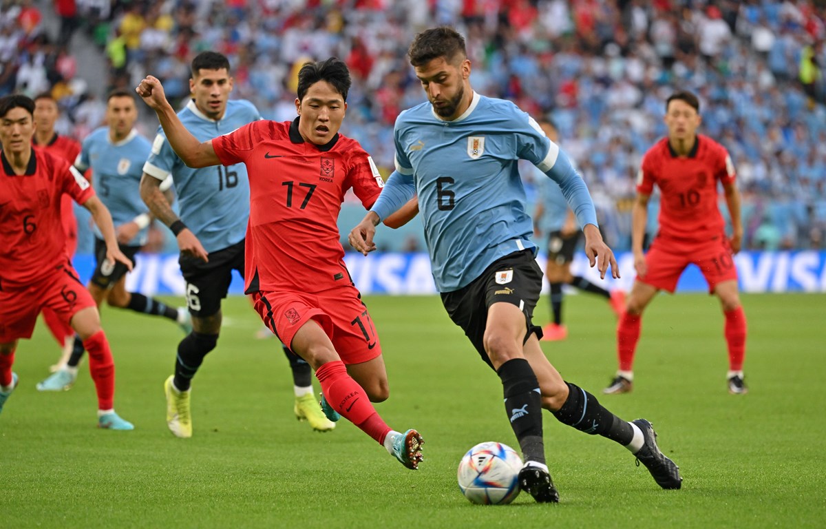 ĐT Uruguay ĐT Hàn Quốc tại World Cup 2022