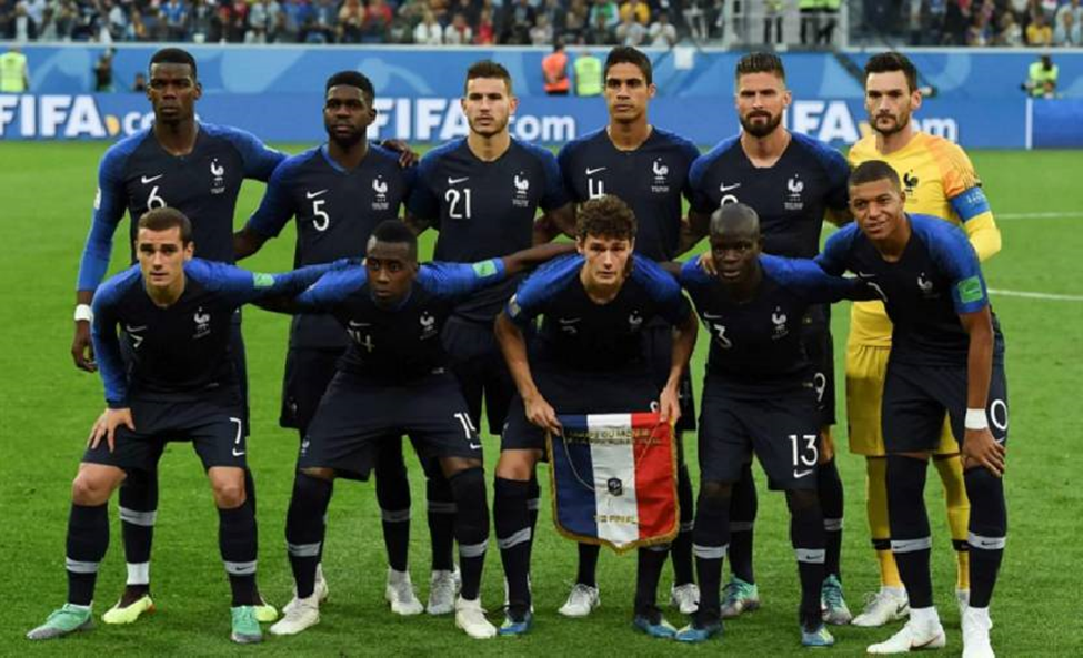 Đội hình xuất phát của đội tuyển Pháp tại FIFA