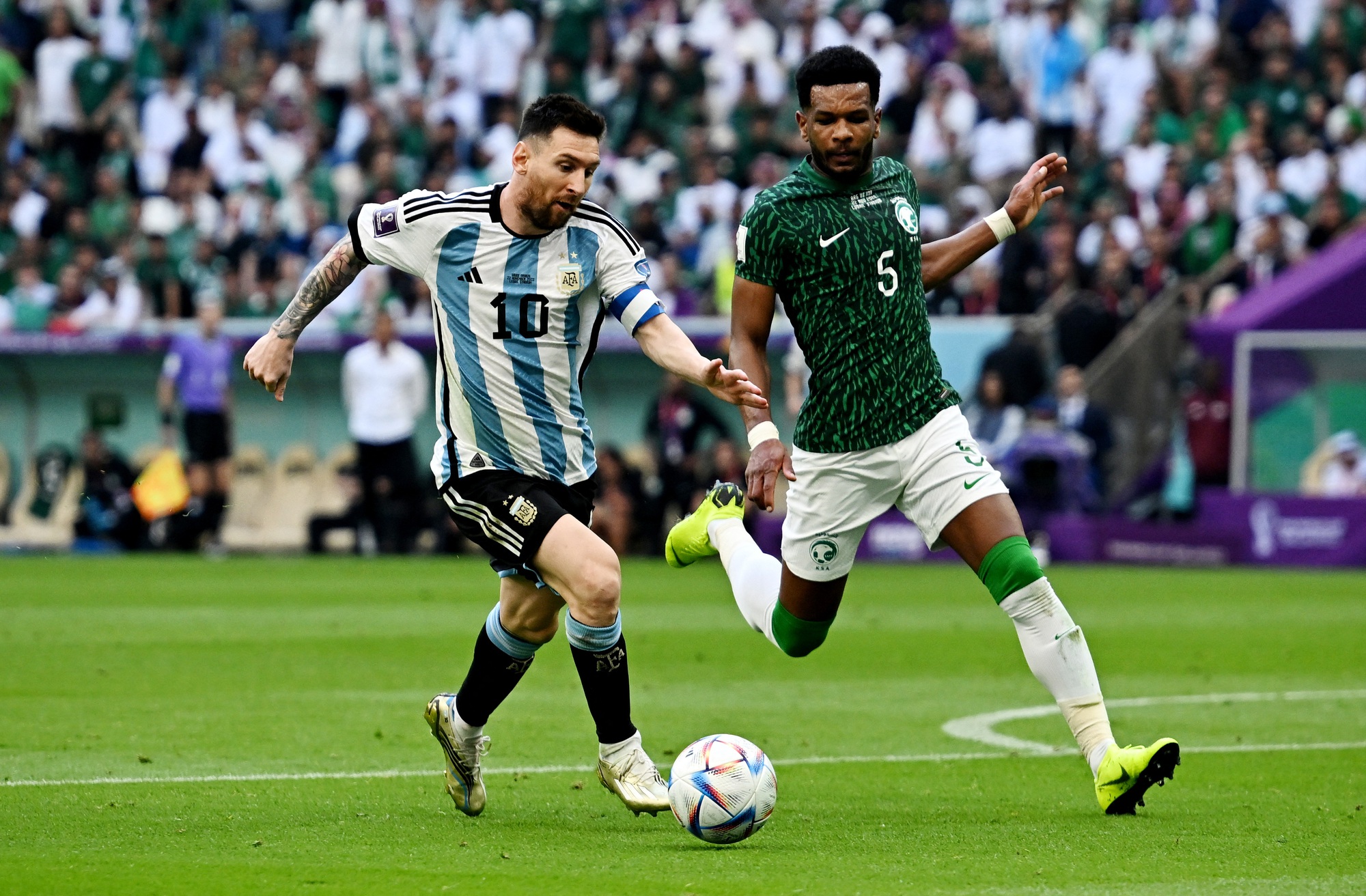 Messi đã bị xuống phong độ trong thời gian cuối trận mở màn World Cup 2022