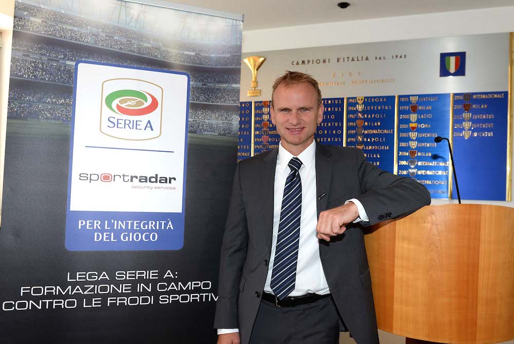 Vị lãnh đạo Krannich của Sportradar làm việc tại Serie A