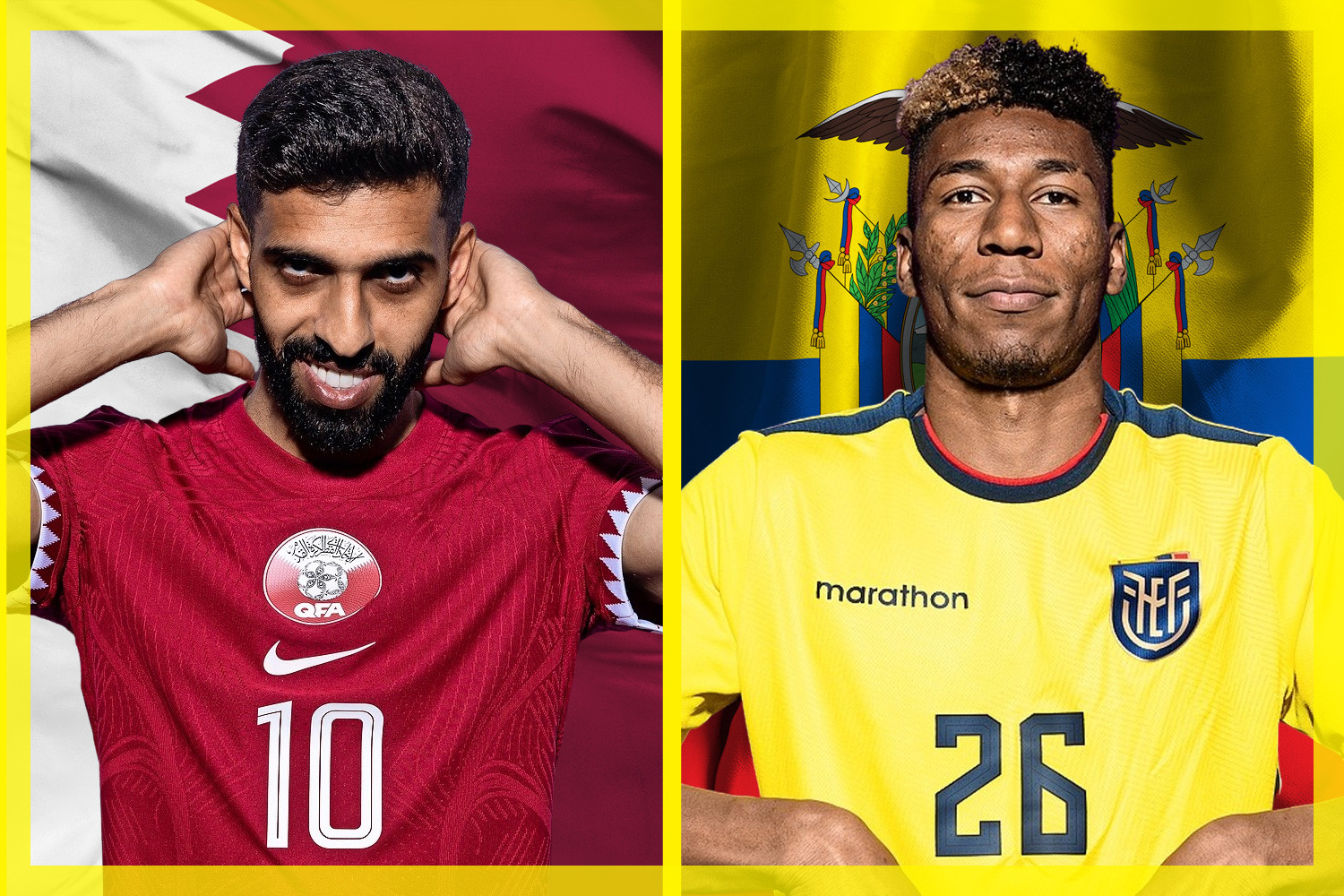 Trận bóng đầy kịch tính giữa Qatar và Ecuador