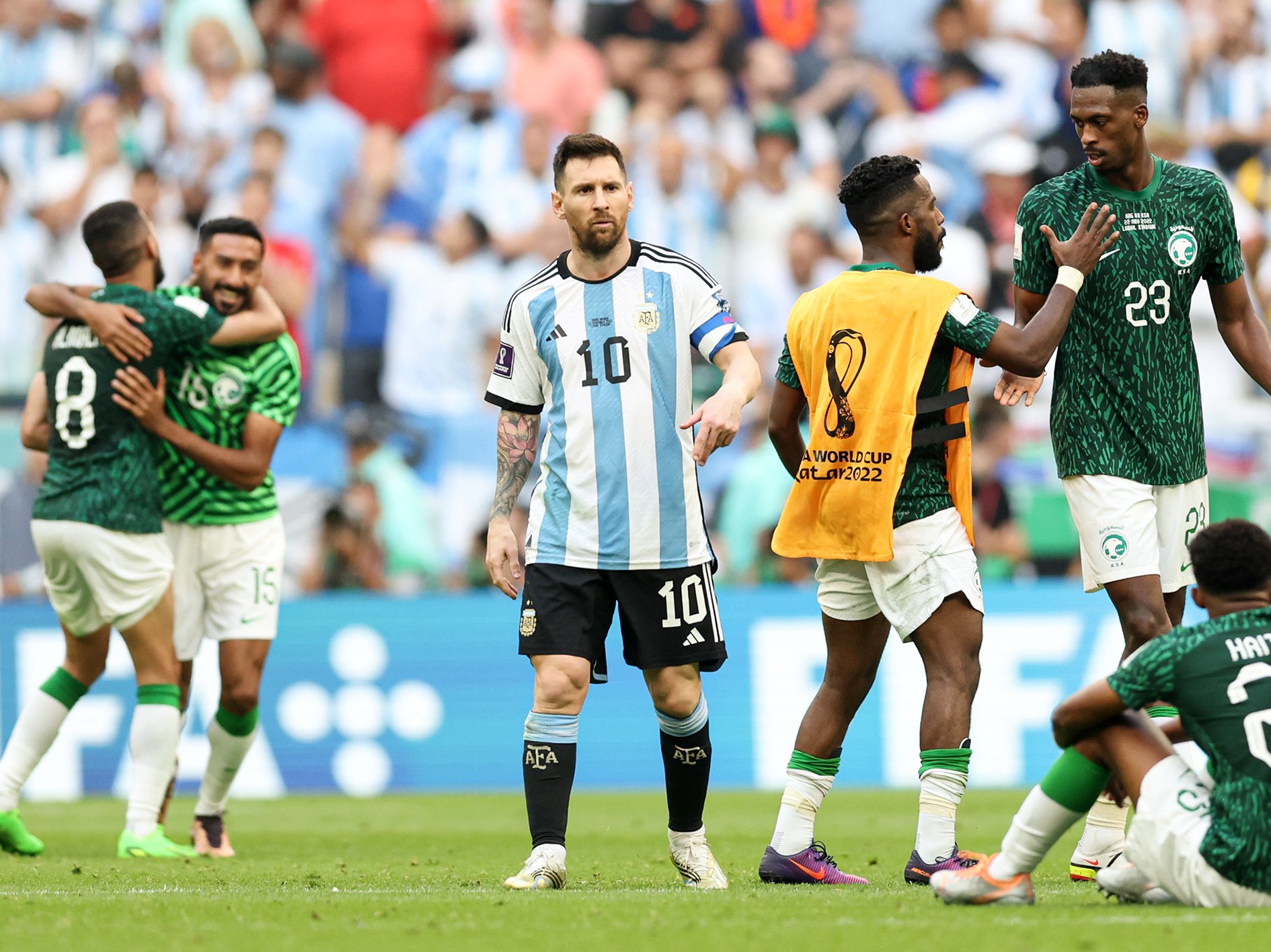 Messi không thể hiện được tài năng trong trận đấu giữa Argentina và Saudi Arabia World Cup 2022